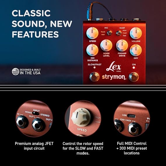 Strymon Lex Rotary Speaker Simulator Pedal V2