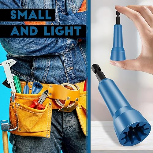 Miniatura 7 de Herramienta de torsión de alambre, herramienta de torsión de alambre para taladro, electricista de alambre de alambre doblado con mandril de 14 para