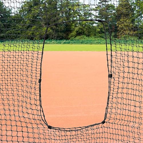 Miniatura 4 de FORTRESS Pantalla de lanzamiento  Red perfecta y técnica de bateo para lanzadores de sóftbol y béisbol  Pantalla de lanzamiento con red recortada 7