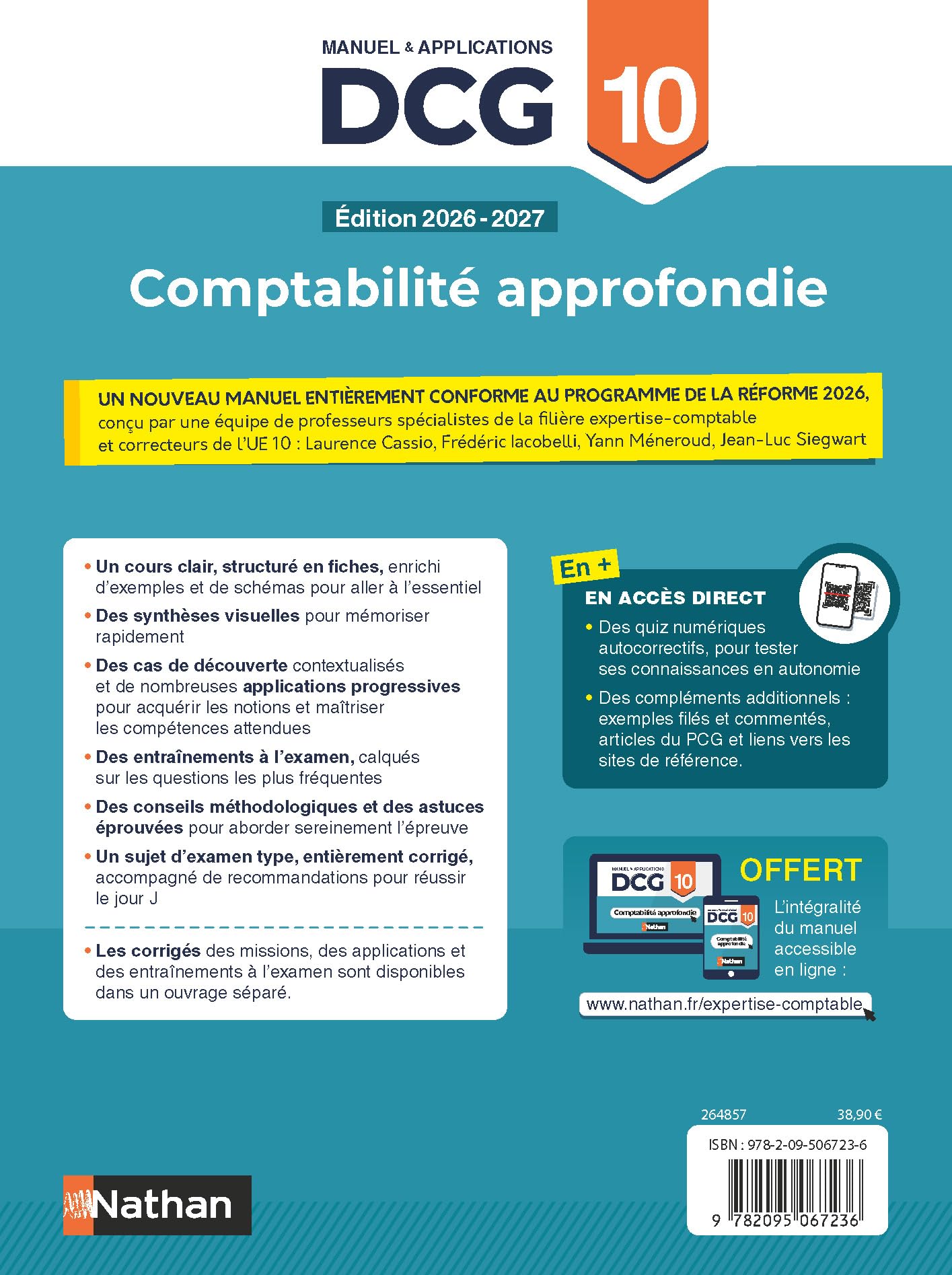 DCG 10 - Comptabilité approfondie 2026-2027 - Manuel & applications