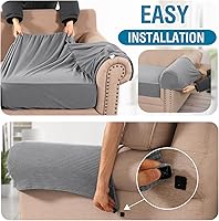 Vista 244 de H.VERSAILTEX Multi-Pieces Sofa Covers Stretch Couch Covers Form Fitted Seats and Back Cushions Covers