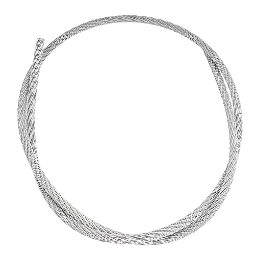 Miniatura 4 de Cable semi-flexible de acero inoxidable de 332" 7x7 T304, multiusos - Bobina de 500 pies