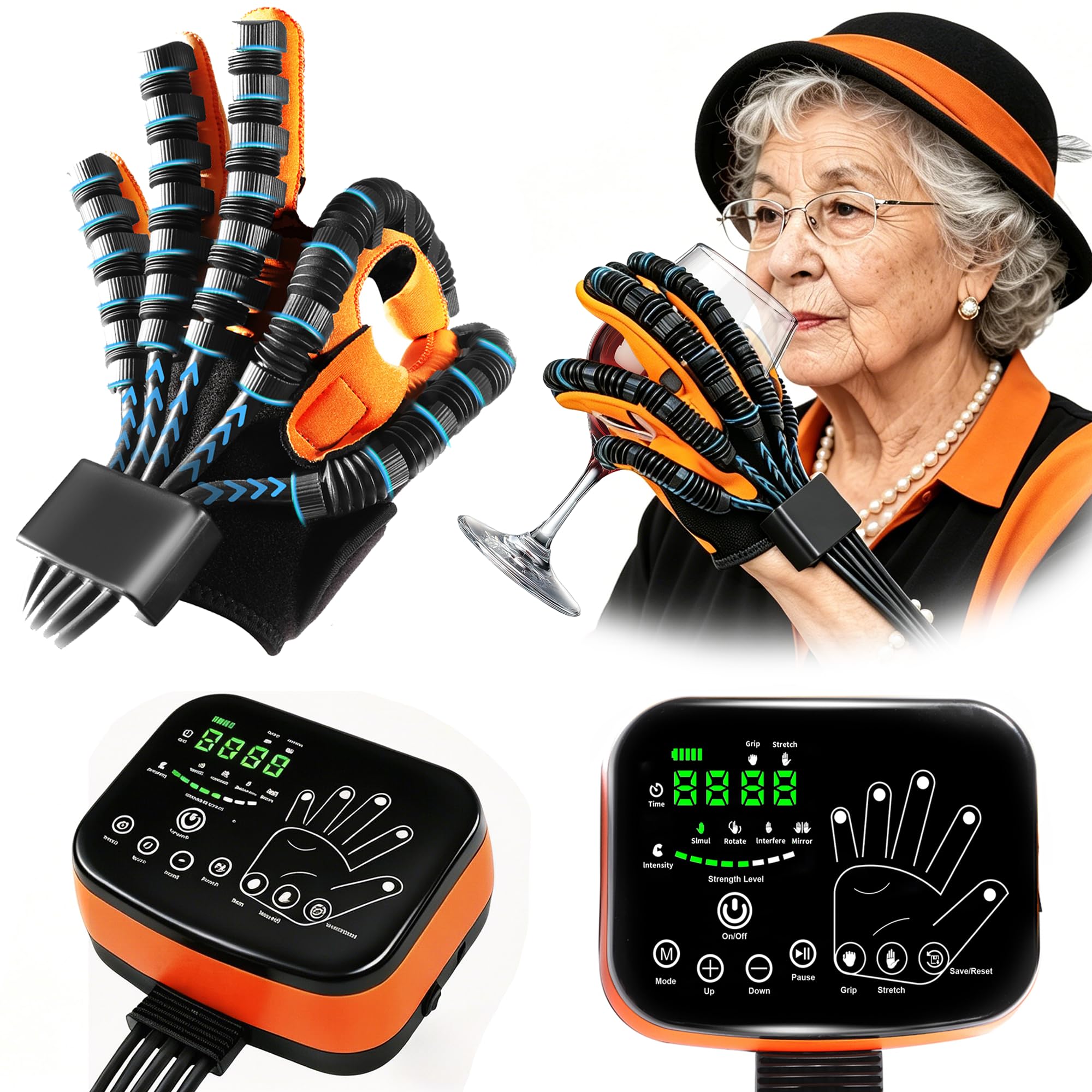 Hand Rehabilitation Robot Gloves for Stroke Recovery