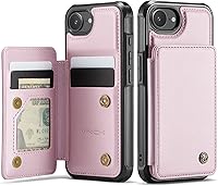 Vista 114 de Vinich Funda tipo cartera para iPhone 11 con soporte para tarjetas, bloqueo RFID, ranuras de crédito, función atril, a prueba de golpes, para Negro