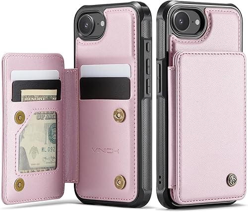 Miniatura 61 de Vinich Funda tipo cartera para iPhone 11 con tarjetero y ranuras de crédito con bloqueo RFID, función atril, a prueba de golpes, para iPhone 11