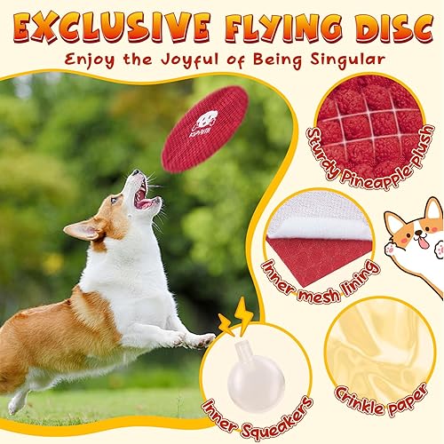 Miniatura 4 de KIPRITII Juguetes para cachorros para la dentición de los perros, paquete de 25 juguetes surtidos para masticar para el aburrimiento con juguetes de