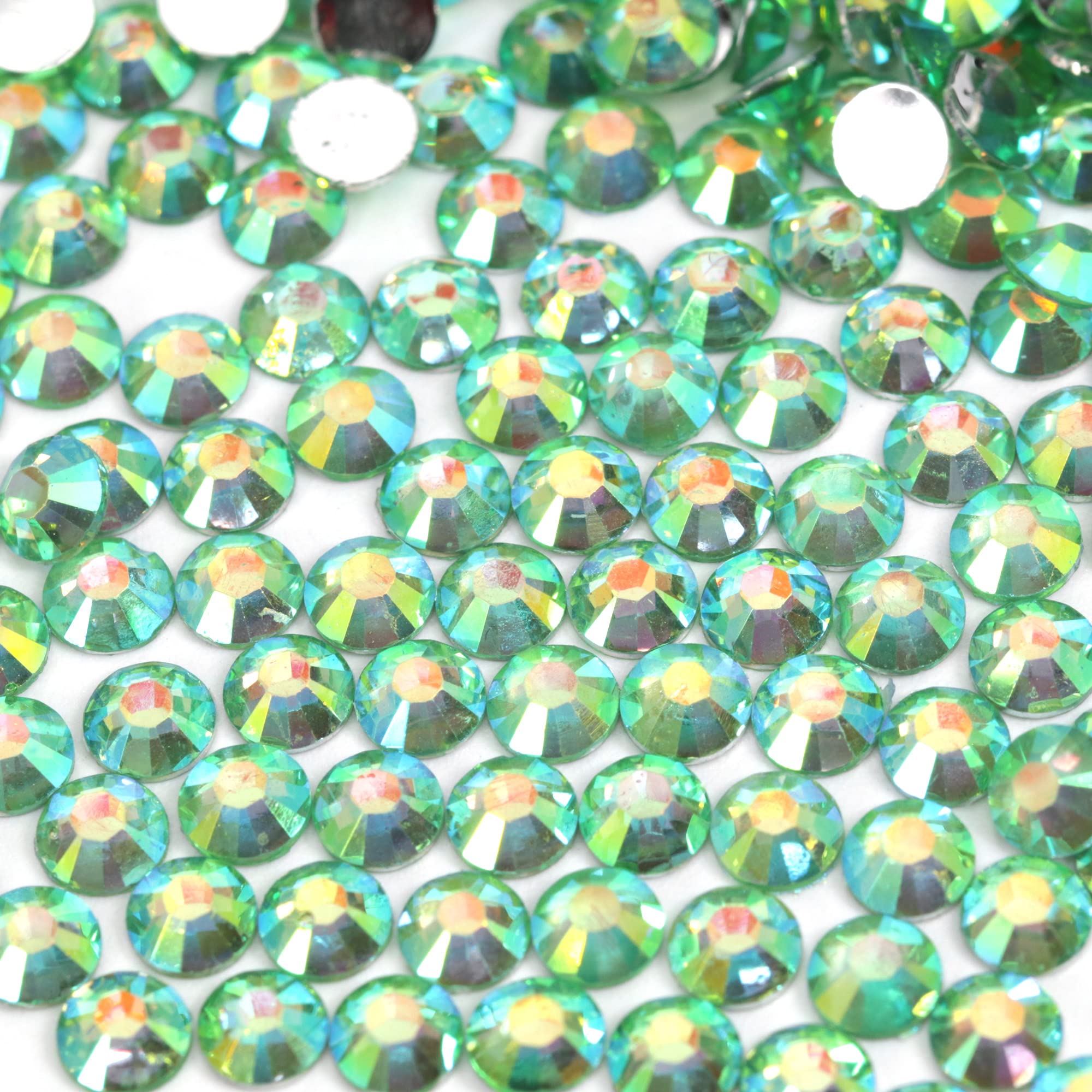 250pcs 6mm Flat Back Non-Stick Rhinestone Crystal Diamantes Nail Art & Craft Scrapbooking Embellishments 90 Available Colours (6mm, AB Clear #A13) — view 19