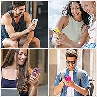 Vista 31 de Miracase Funda diseñada para iPhone 13 Pro Max con protector de pantalla, [forro de microfibra suave antiarañazos], funda protectora de silicona