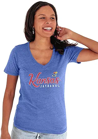 Blue 84 Women's Premium V-Neck Tri Blend T Shirt