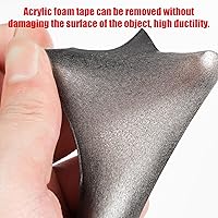 Vista 8 de Double Sided Tape Heavy Duty, Waterproof Mounting Foam Tape, 36.5ft Length, 0.4in Width, High Temperature Resistant Adhesive Tape for Car, LED Strip