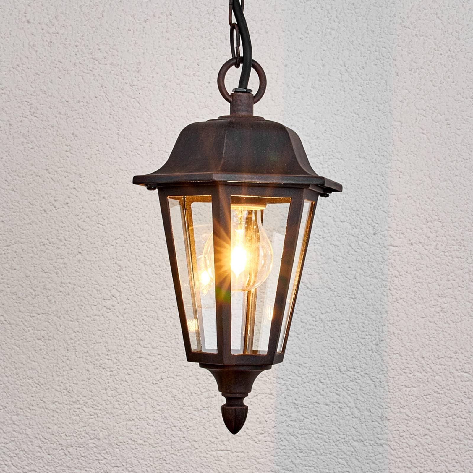 Lindby lampada da esterni dimmerabile (Antico) colore Marrone, in Alluminio Sospensione