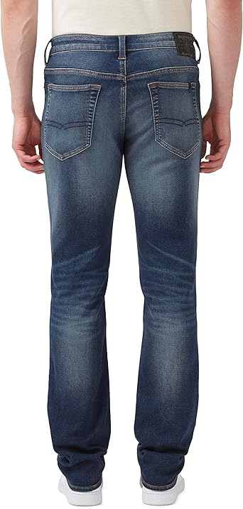 Buffalo David Bitton メンズ ストレート シックス ジーンズ, 本物のブラック。, 29W x 32L Amazon | Buffalo David Bitton メンズ ストレート シックス