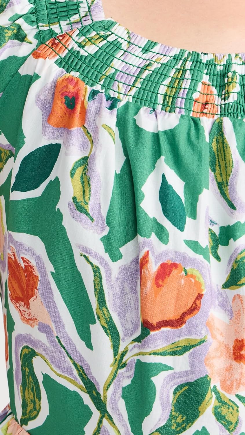 English Factory Women's Back Bow Floral Midi Dress - Image 6