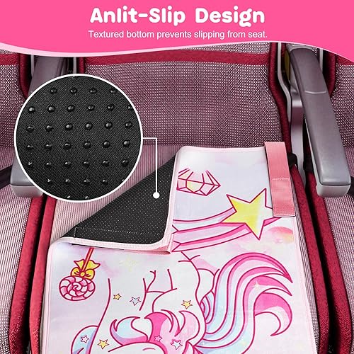 Miniatura 4 de Cama de avión para niños pequeños, extensor de asiento de avión para niños, artículos esenciales de viaje en avión para niños, cama portátil de