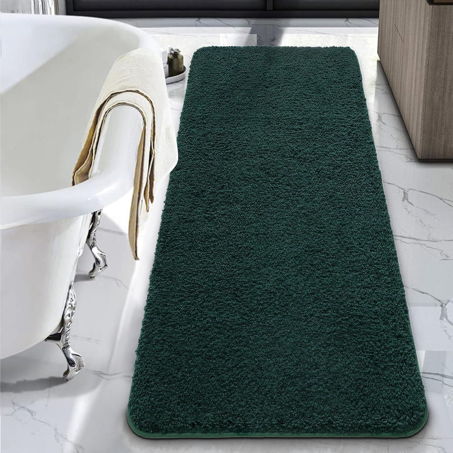Amazon.com: LOCHAS Bathroom Rug Runner 24x60 Inch, Soft Thick Absorbent ...
