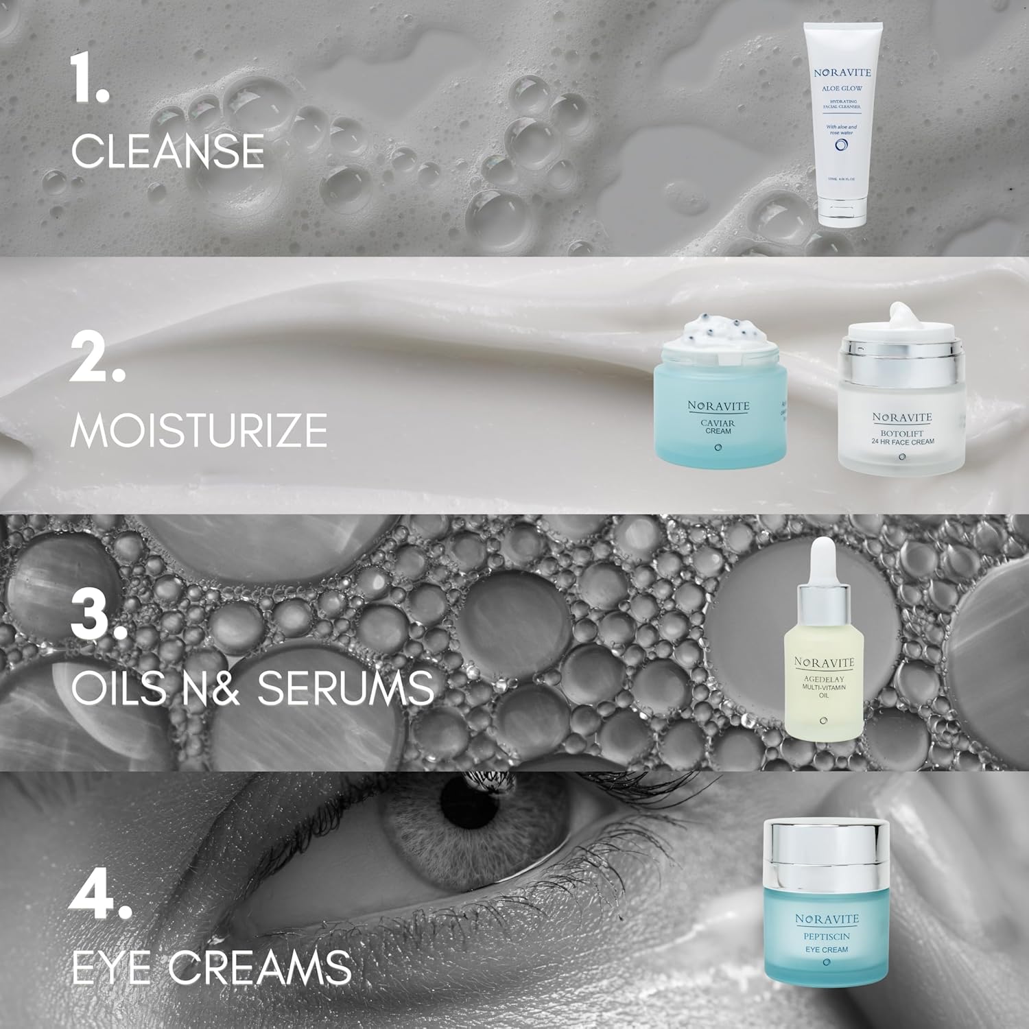 Aloe Glow Hydrating Facial Cleanser with Aloe and Rose Water, Deep Hydration Face Wash, Makeup Remover, 4.06 FL OZ - Image 10