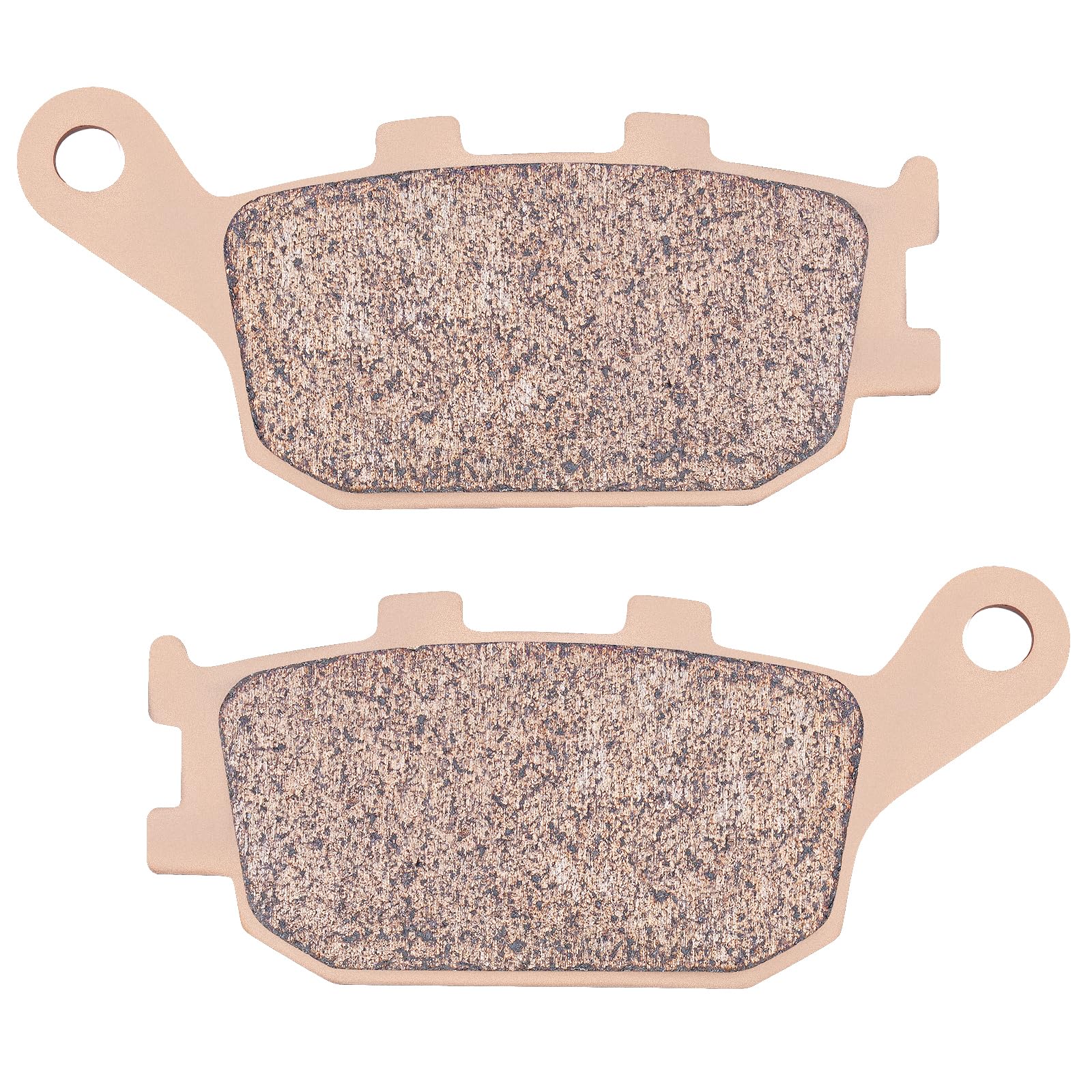 AHL Motocicleta Pastillas de Freno Trasero para Yamaha FZ6/FZ6 Fazer S2 2007-2009 (Cobre sinterizado)