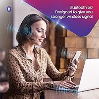 Vista 6 de Jabra Evolve2 65 Auriculares inalámbricos MS USB Mono con soporte, USB Bluetooth Dongle, compatibles con equipos, Zoom, Smartphones, tabletas