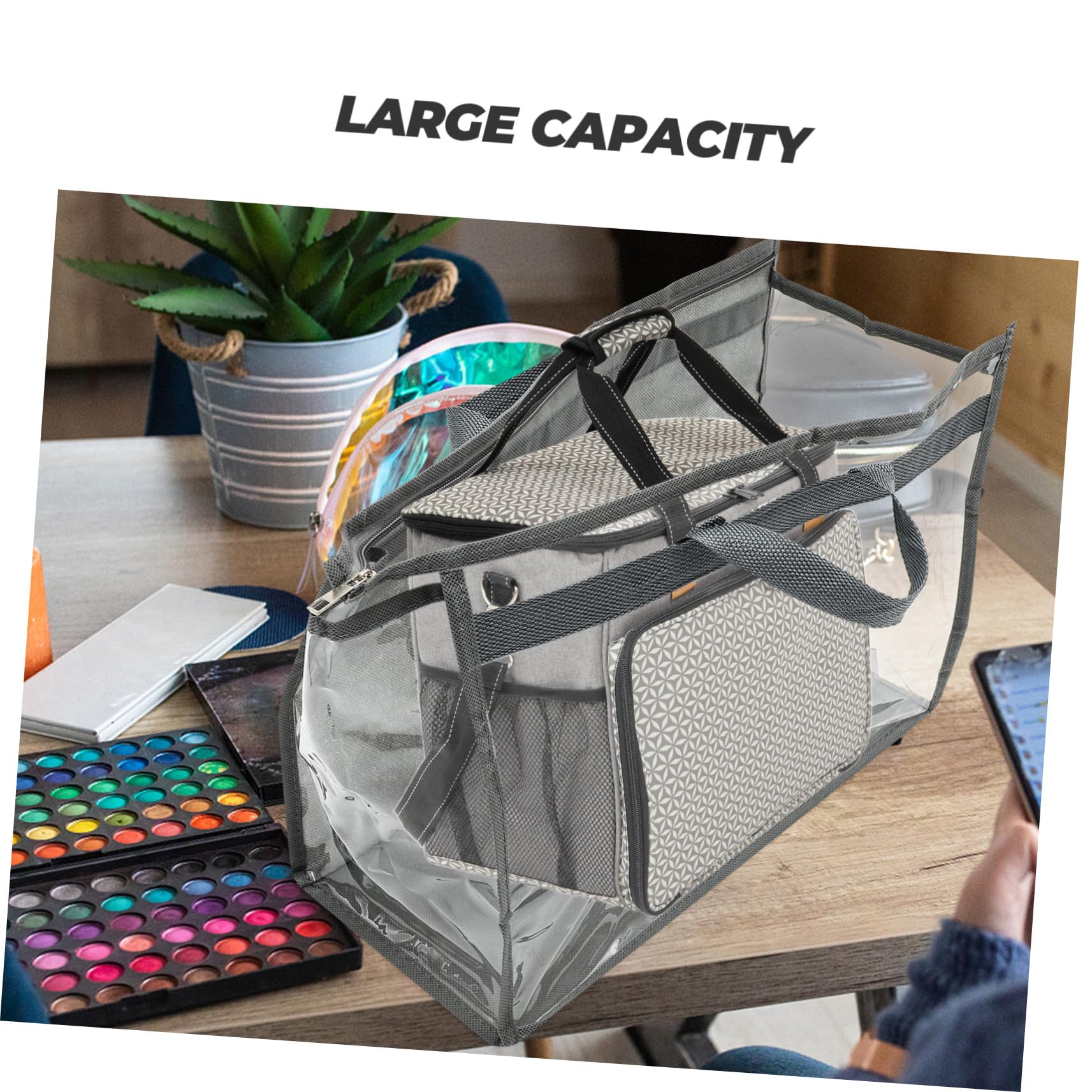 Homoyoyo Bolsa Colgante Antipolvo y Antihumedad para Bolso, Organizador Transparente de PVC con Asa, 3 Piezas para Armario