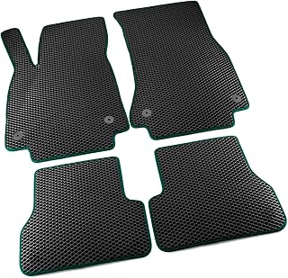 Custom Fit All-Weather Car Floor Mats for BMW 1 Series F20/F21 2012—2019 - Premium Quality and Water-Resistant Design (Green)