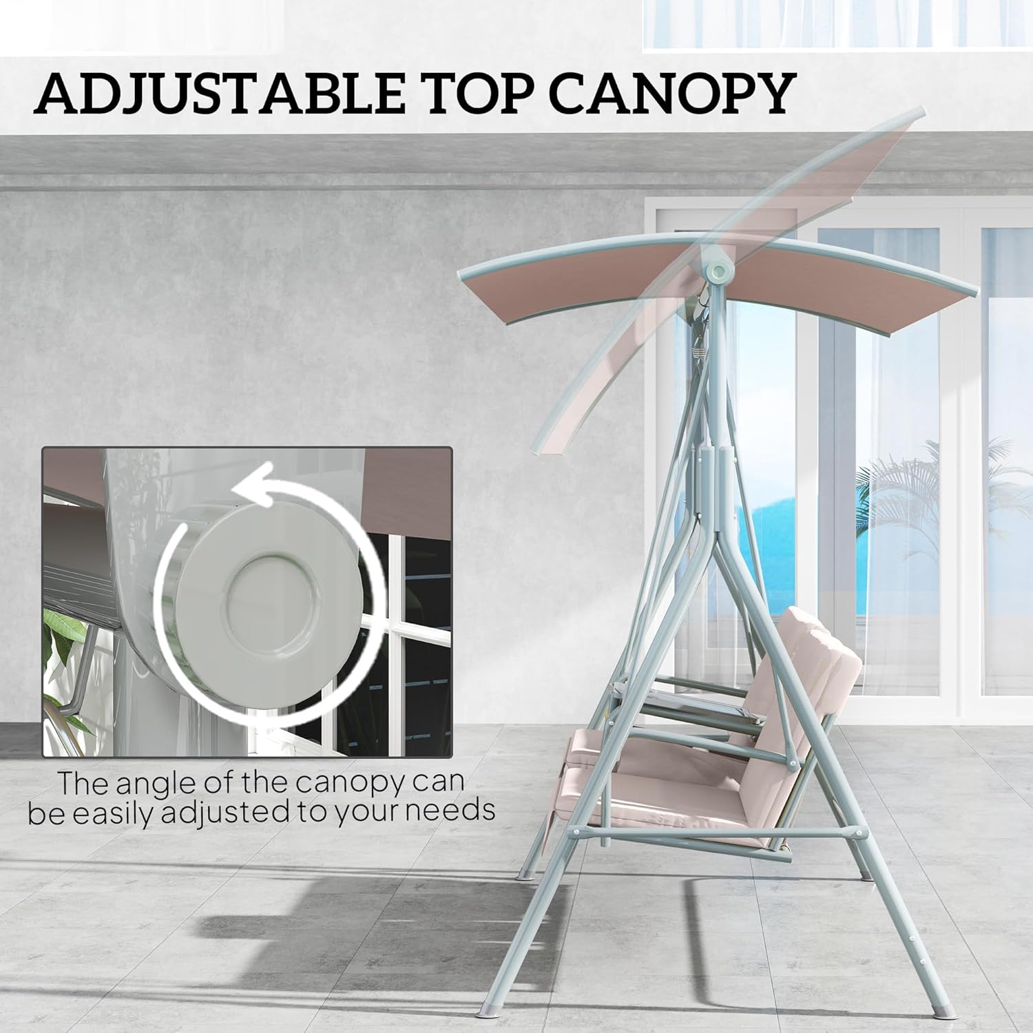 Adjustable top canopy mechanism