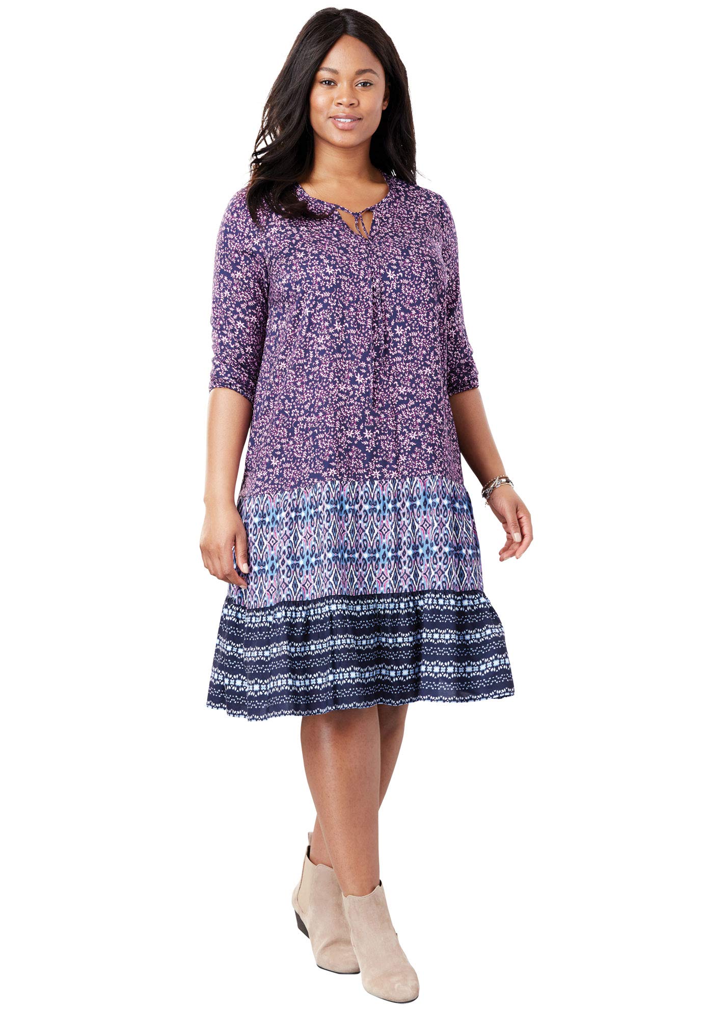 Plus Size Tiered Dress The Dress Shop