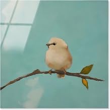 Art Remedy Azure Avian Acrylic Farmhouse Decor, Ready to Hang, 16 x 16