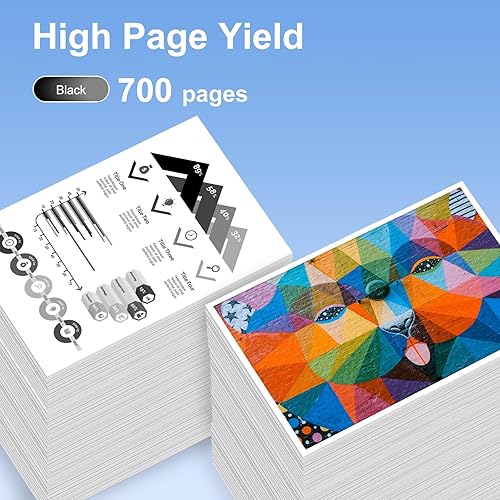 Miniatura 2 de 67XL Cartucho de tinta negro para HP Ink 67 Reemplazo HP 67 Cartucho de tinta negro HP67 HP67XL Envy 6055e 6000 6455e 6400 6458e DeskJet 2755e 2700