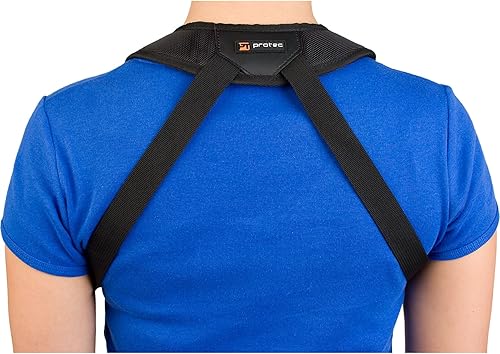 Miniatura 7 de Pro Tec - Arnés para saxofón con cierre de gatillo de metal de lujo grande modelo A306M color negro