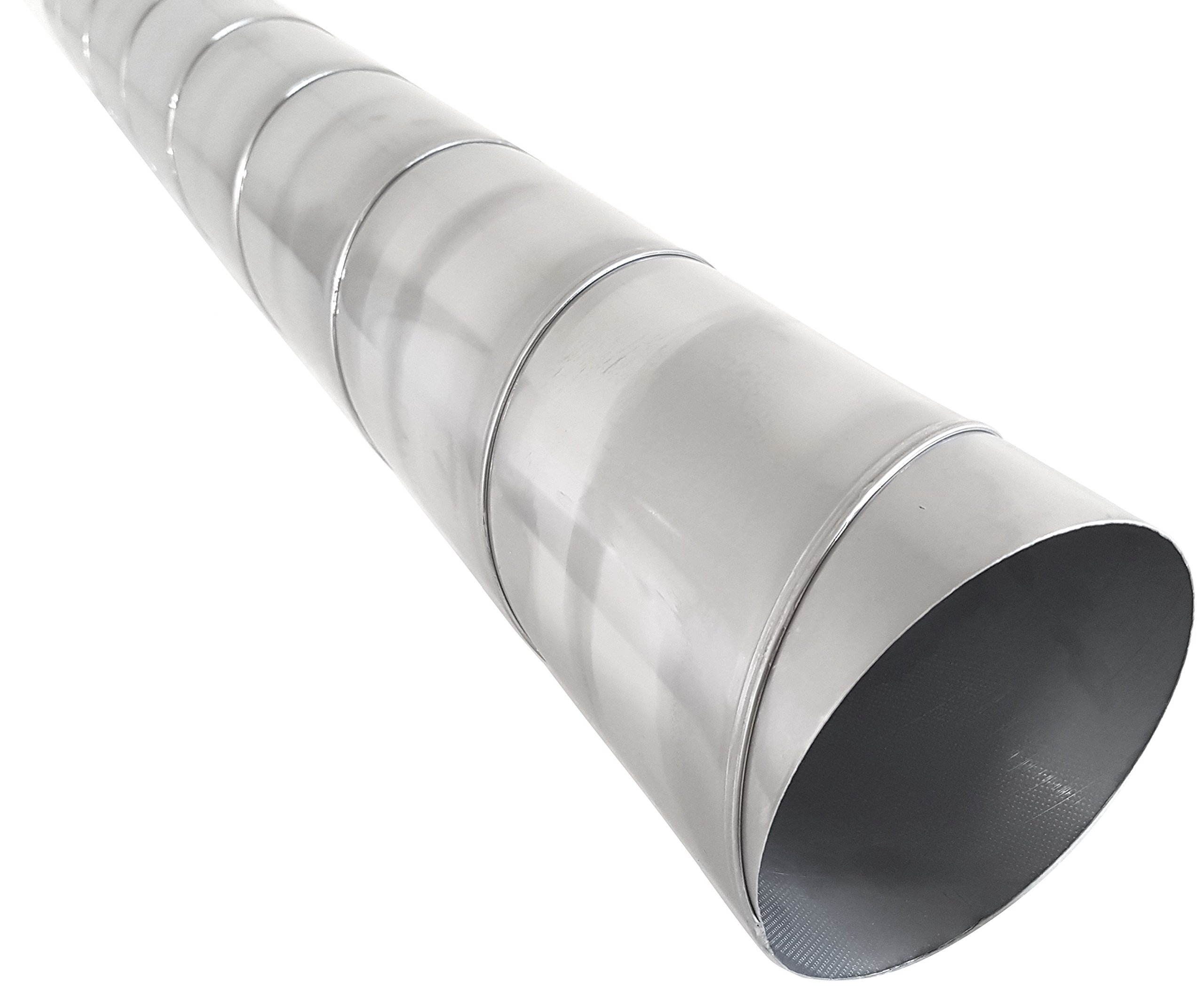 Intelmann Edelstahl Wickelfalzrohr Ø 180 Länge 1000 mm