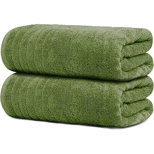 Tens Towels Bath Sheets, 100% Cotton Towels, 35x70 inches, Lighter Weight & Super Absorbent, Oversized Bath Towels, Quick Dry Jumbo Bath Towel Sheets