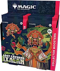 Magic: The Gathering The Lost Caverns of Ixalan Collector Booster Box - 12 Packs + 1 Foil Box Topper Card (181 Magic Cards)