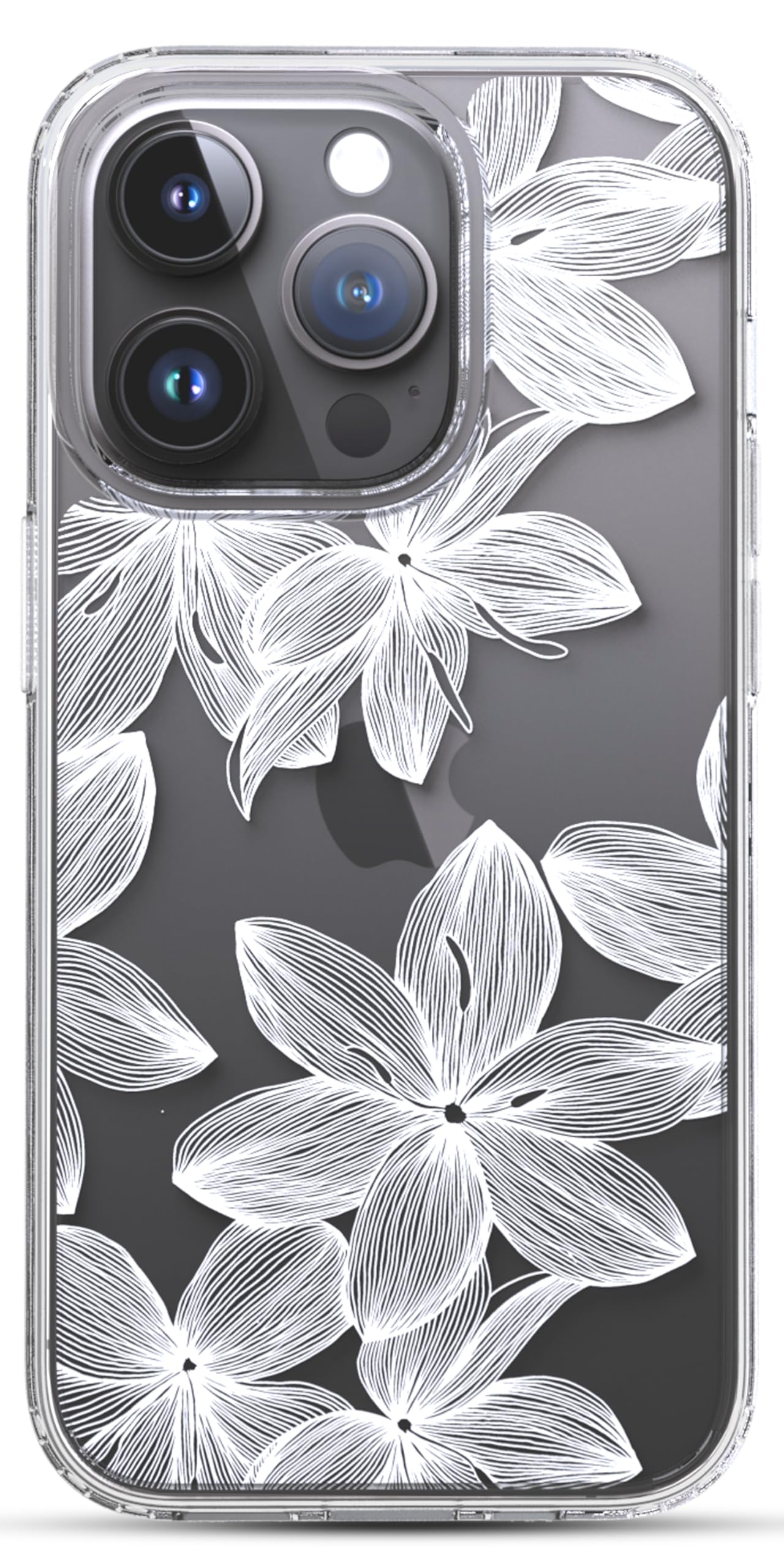 RANZ Compatible with iPhone 13 Pro Case, Anti-Scratch Shockproof Series Clear Hard PC+ TPU Bumper Protective Cover Case for iPhone 13 Pro (6.1") -