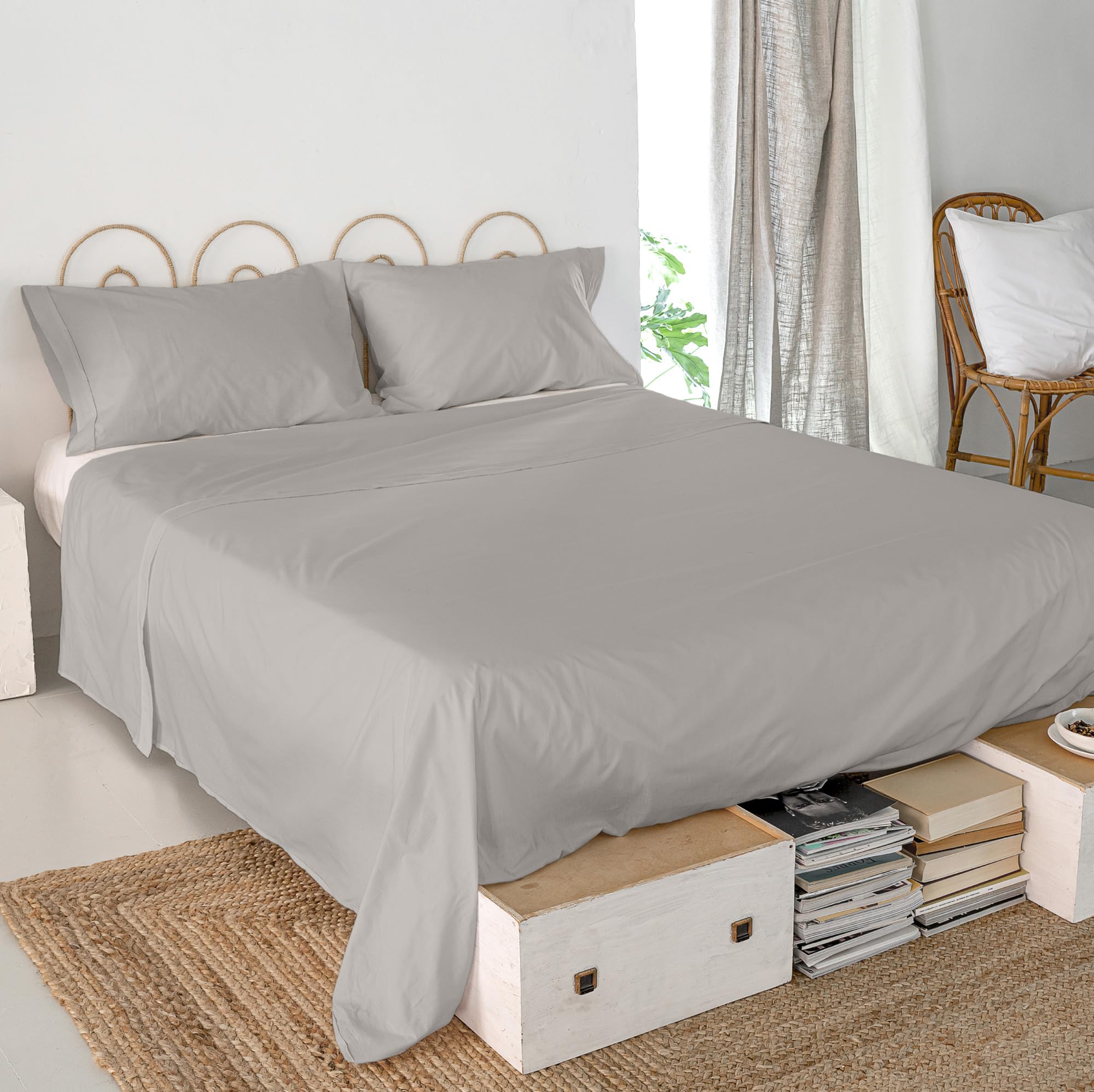 Basic Sabana 180x270 cm (Cama 105) Gris