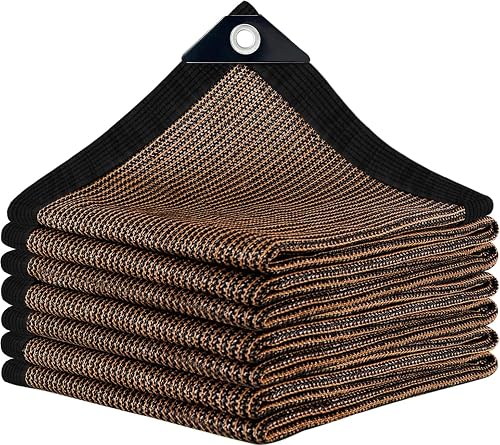 Sun Shade Cloth with Grommets,90% UV Protection Shade Fabric,Pergola Shade