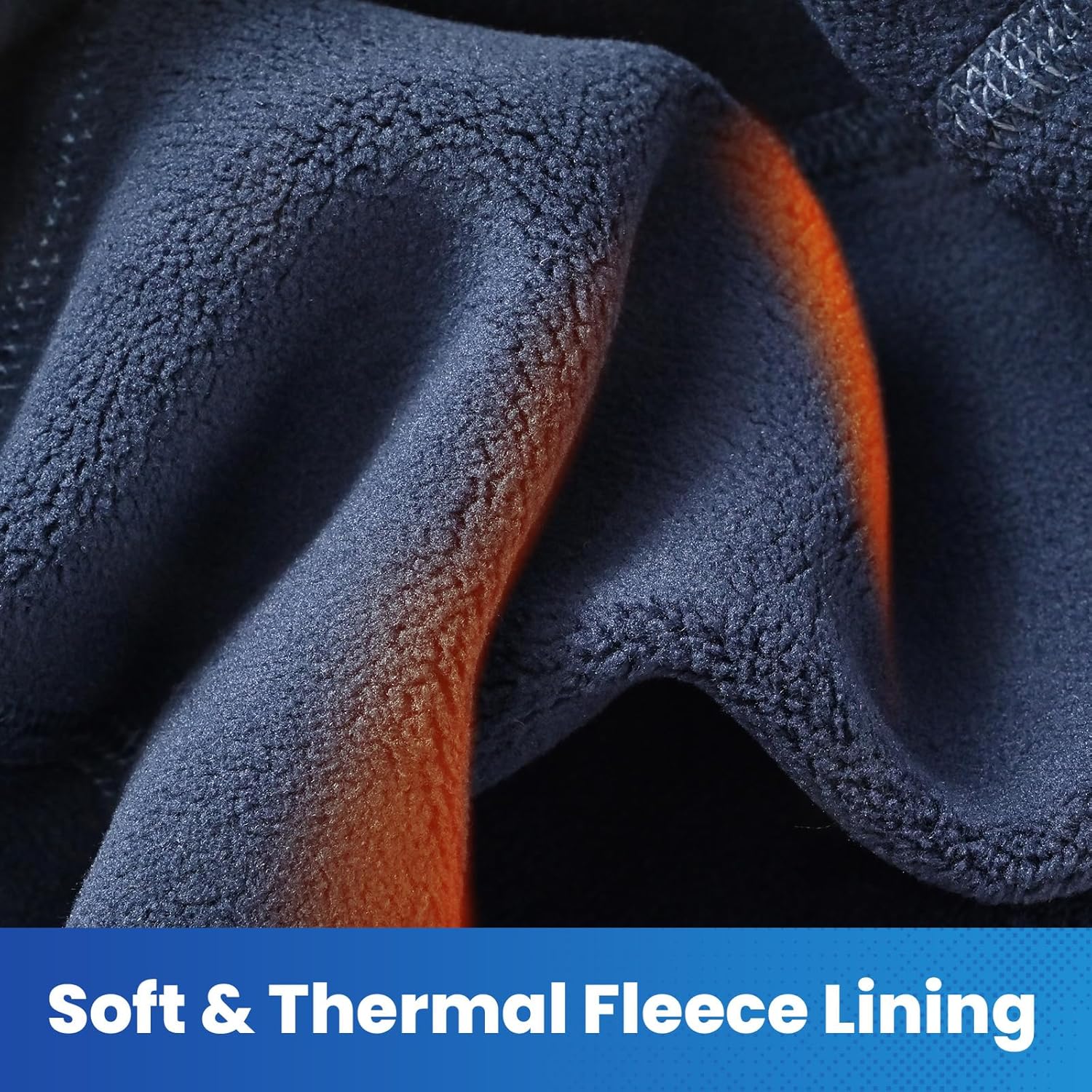 Skull Cap Helmet Liner with Eyeglasses Holes,Ear Warm Cycling Cap,Thermal Head Cap for Men & Women in Winter. - Image 7