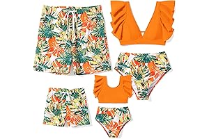 Family Matching Swimsuits for a Splash of Togetherness