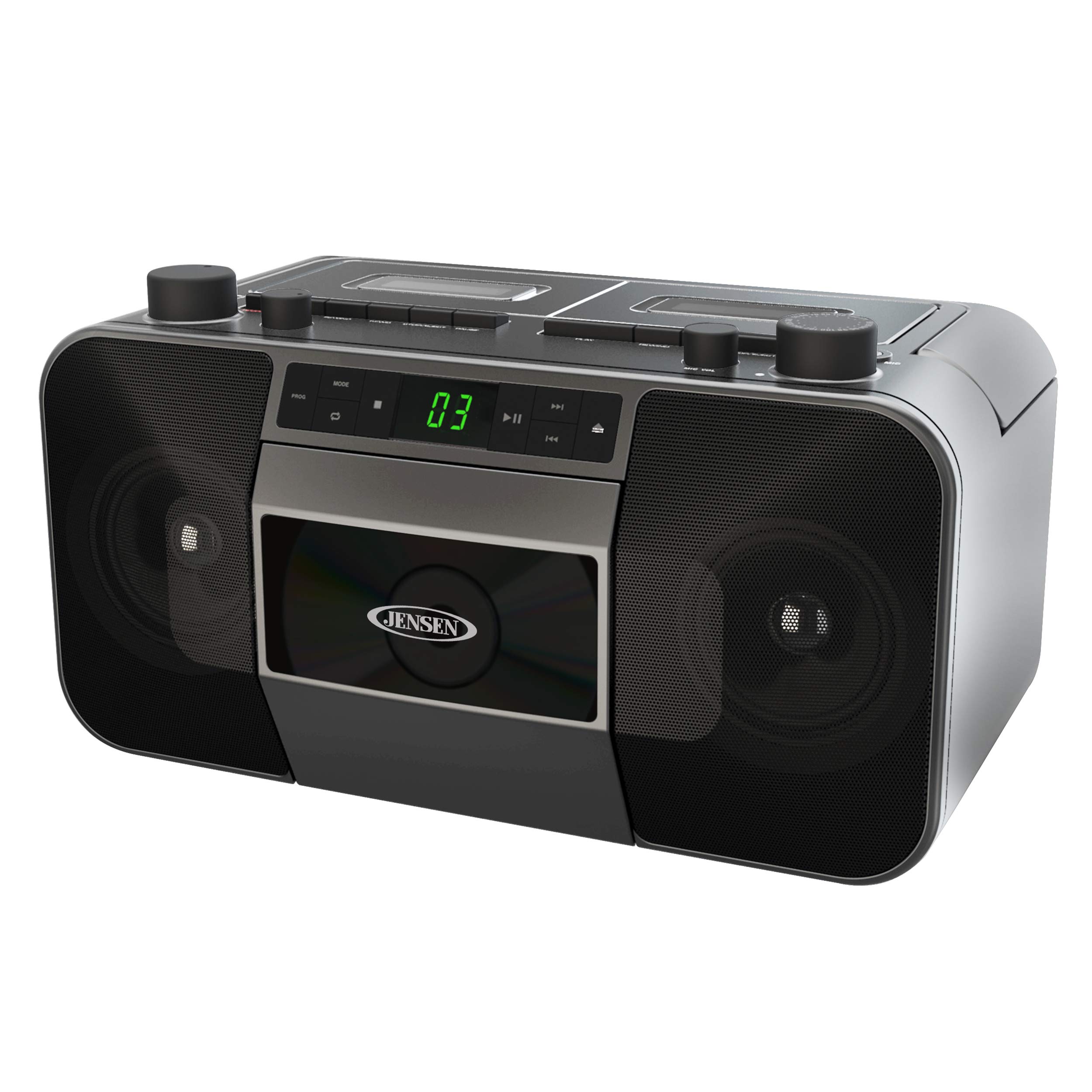 Buy JENSEN MCR1500 MCR1500 Portable Stereo CD Player and DualDeck