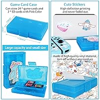 Vista 4 de TIKOdirect Carrying Case for Switch OLED, Cute Portable Travel Bag in Newest Updated Design of Blue Interior with Soft Protective Case, Screen