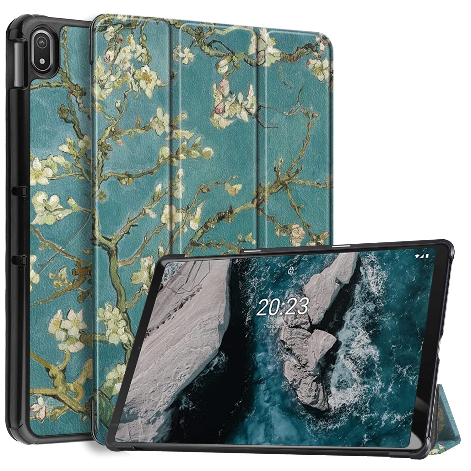 Robustrion Smart Trifold Back Case Cover for Nokia Tab T20 10.36 inch - Aqua (B0B5WW294W) Amazon Price History, Amazon Price Tracker