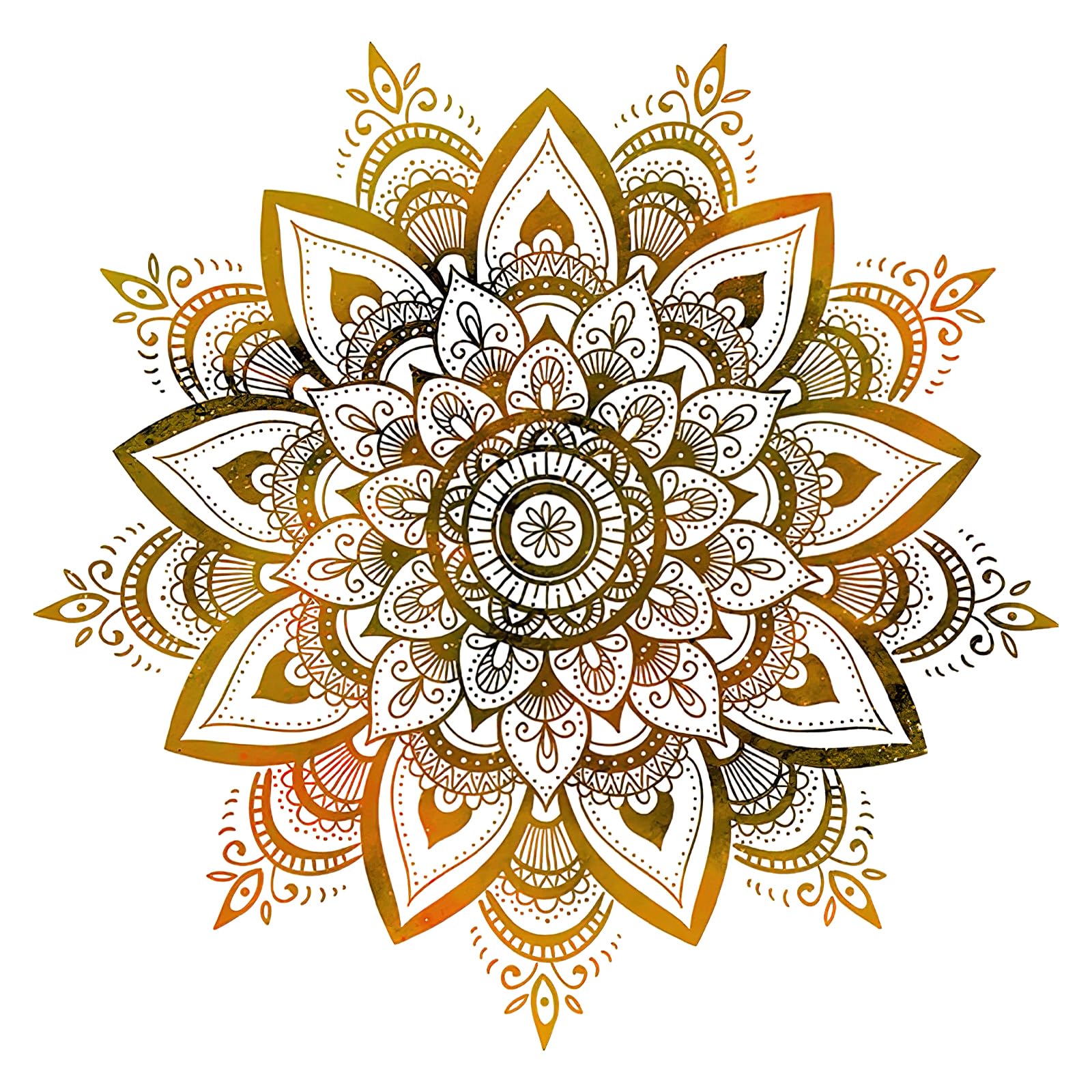 Adesivo murale Mandala Adesivo murale Mandala per camera da letto Adesivo murale Adesivo murale Decorazione murale Immagine murale Stile Boho Yoga Decorazione murale per ingresso, Adesivi