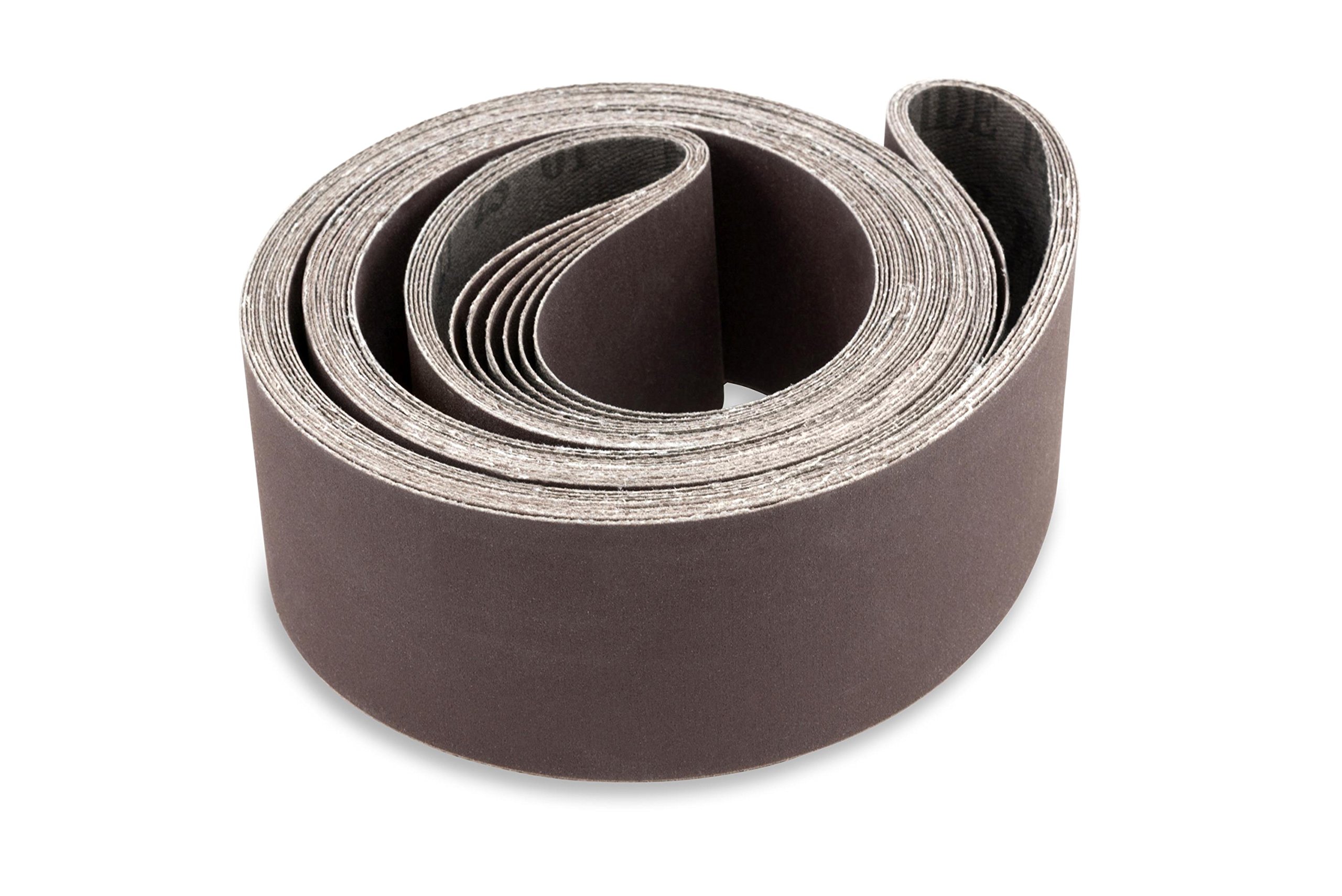 Red Label Abrasives 2 X 72 Inch 36 Grit Aluminum Oxide Multipurpose Sanding Belts, 6 Pack