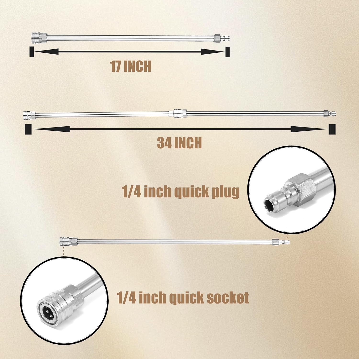 RIDGE WASHER Pressure Washer Extension Wand, Pressure Washer Undercarriage Cleaner