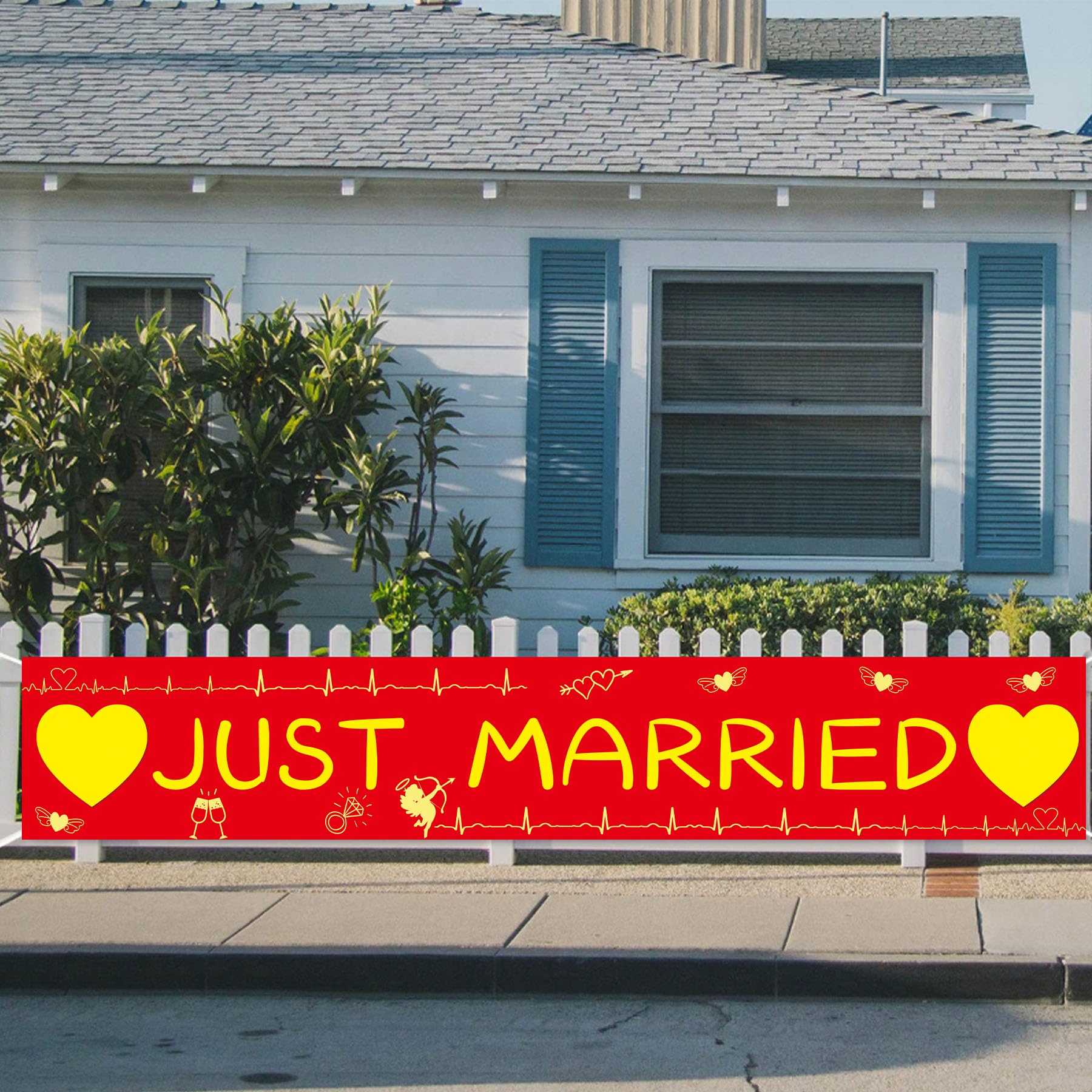 Bannière Personnalisée Pour Mariage, Fiançailles, Extérieur