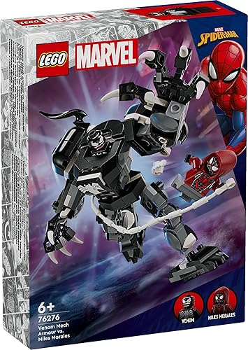 Miniatura 2 de Lego Marvel Set 76276 Venom Mech vs. Miles Morales, 76277 War Machine Mech & 30443 Spider-Mans Bridge Duel