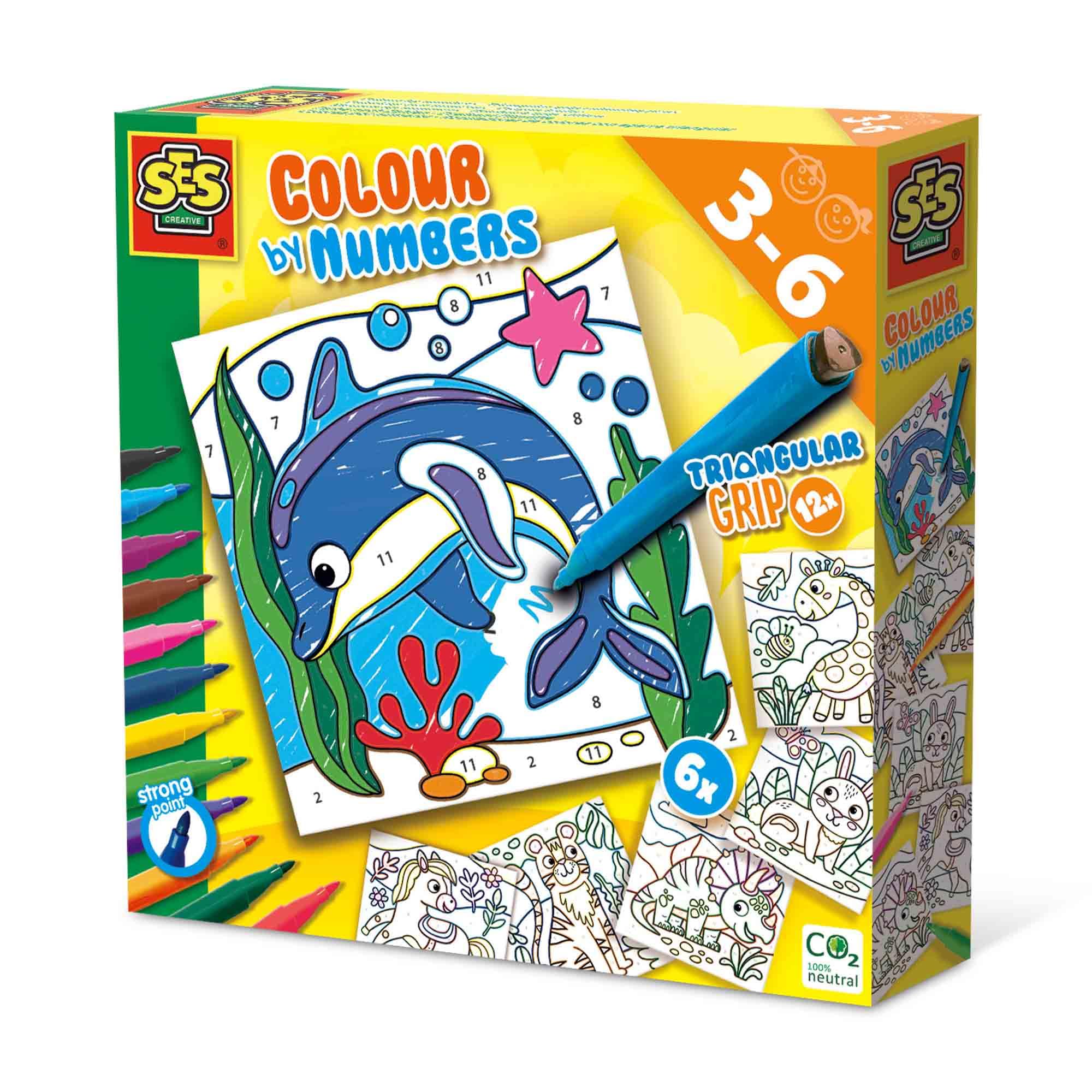 SES Creative Dough Glitter 4x90g