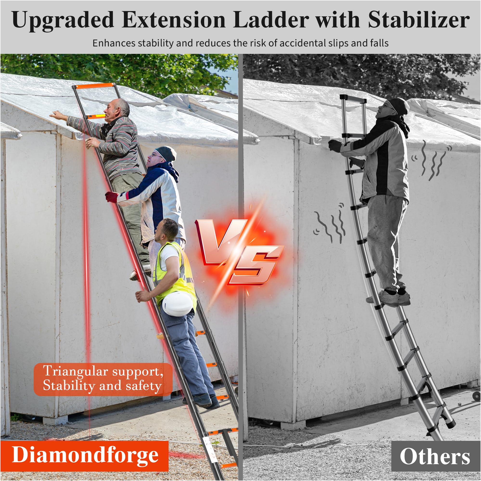 Retractable Rv Ladder Snapklik.com : Telescoping Ladder Extension Telescopic Collapsible - 12 ...