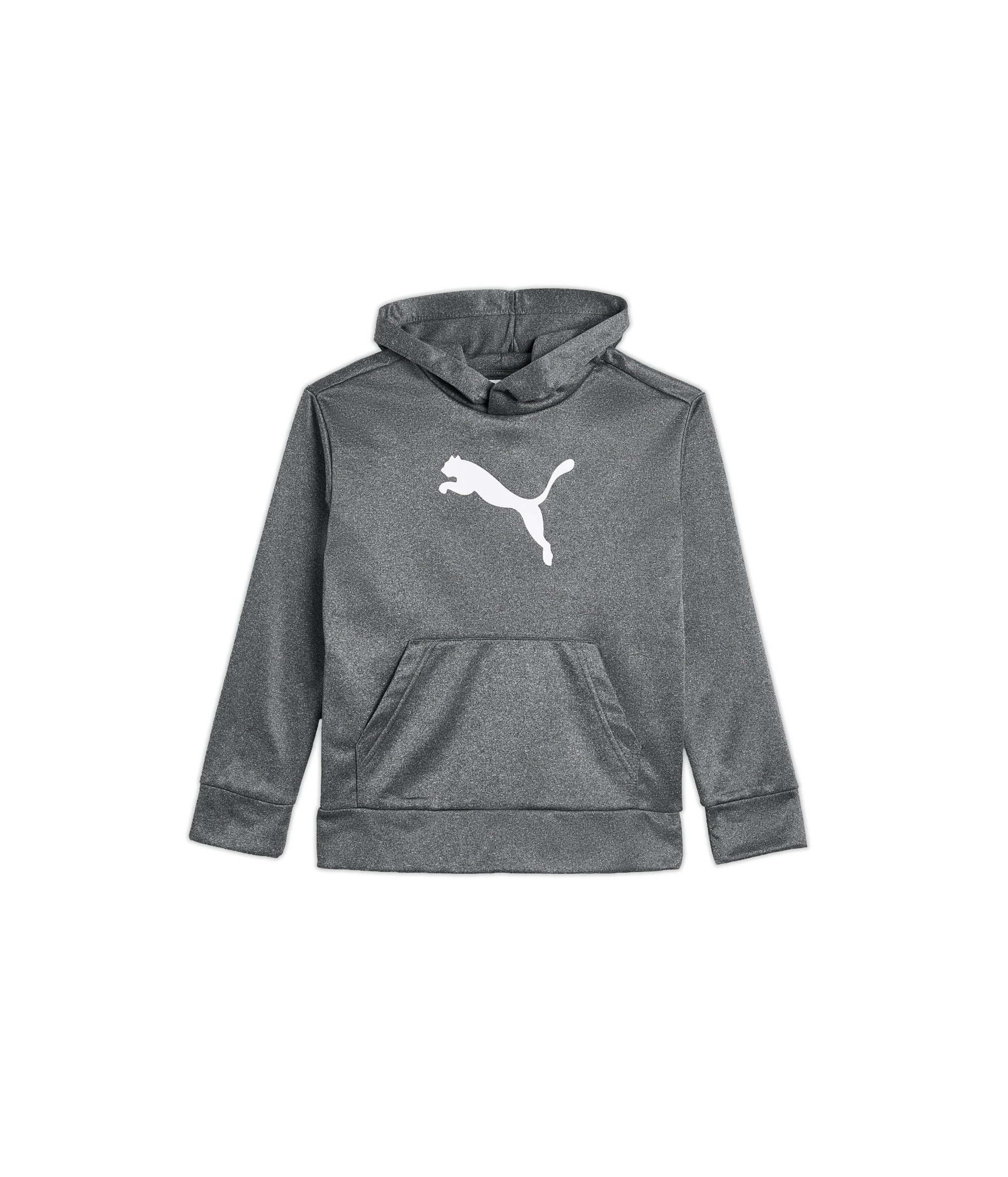 Sweat à capuche Puma garçon anthracite taille L avec logo imprimé