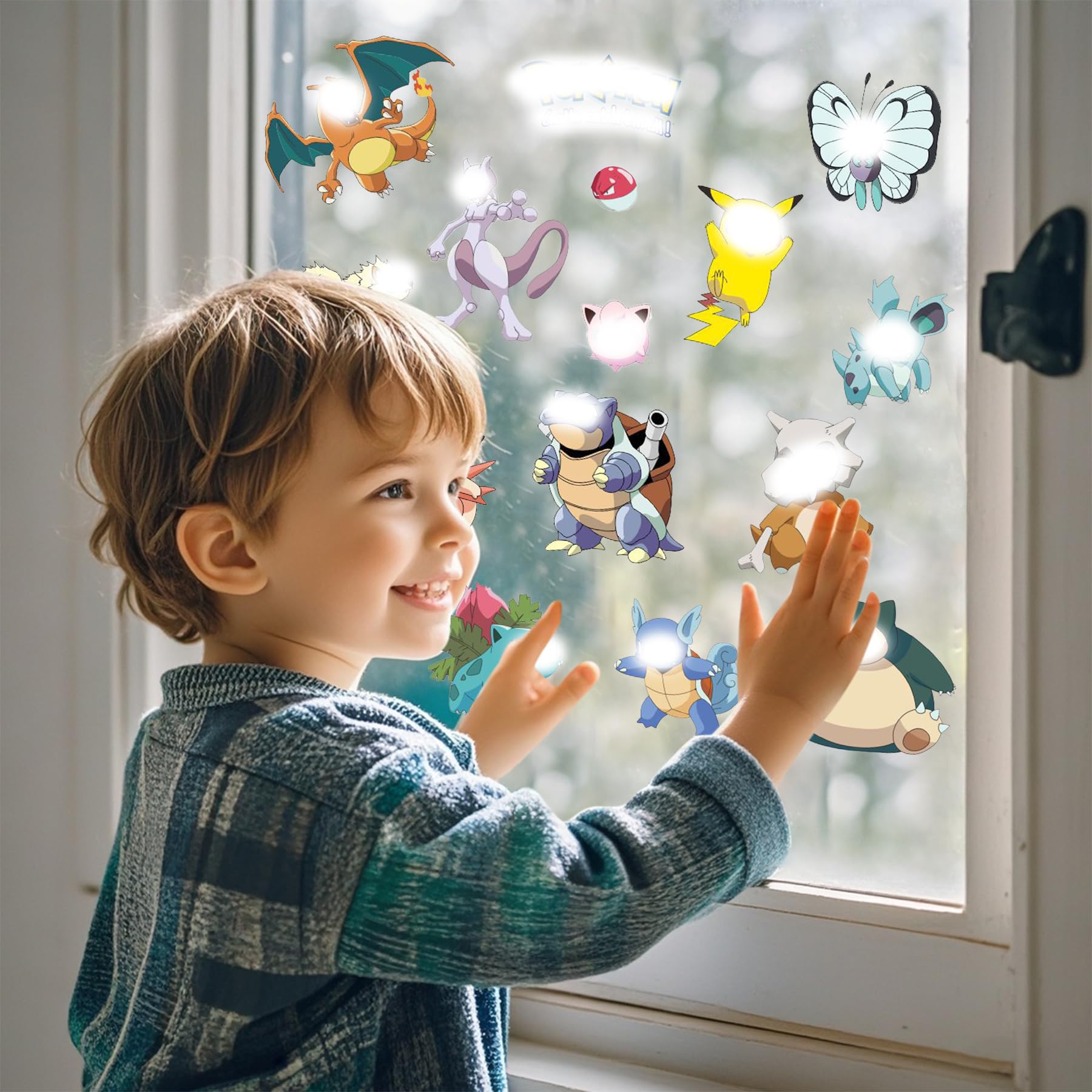 Cartoon Wandaufkleber Kinderzimmer | Gaming Motiv 40x60cm | 3D Wandtattoo Selbstklebend