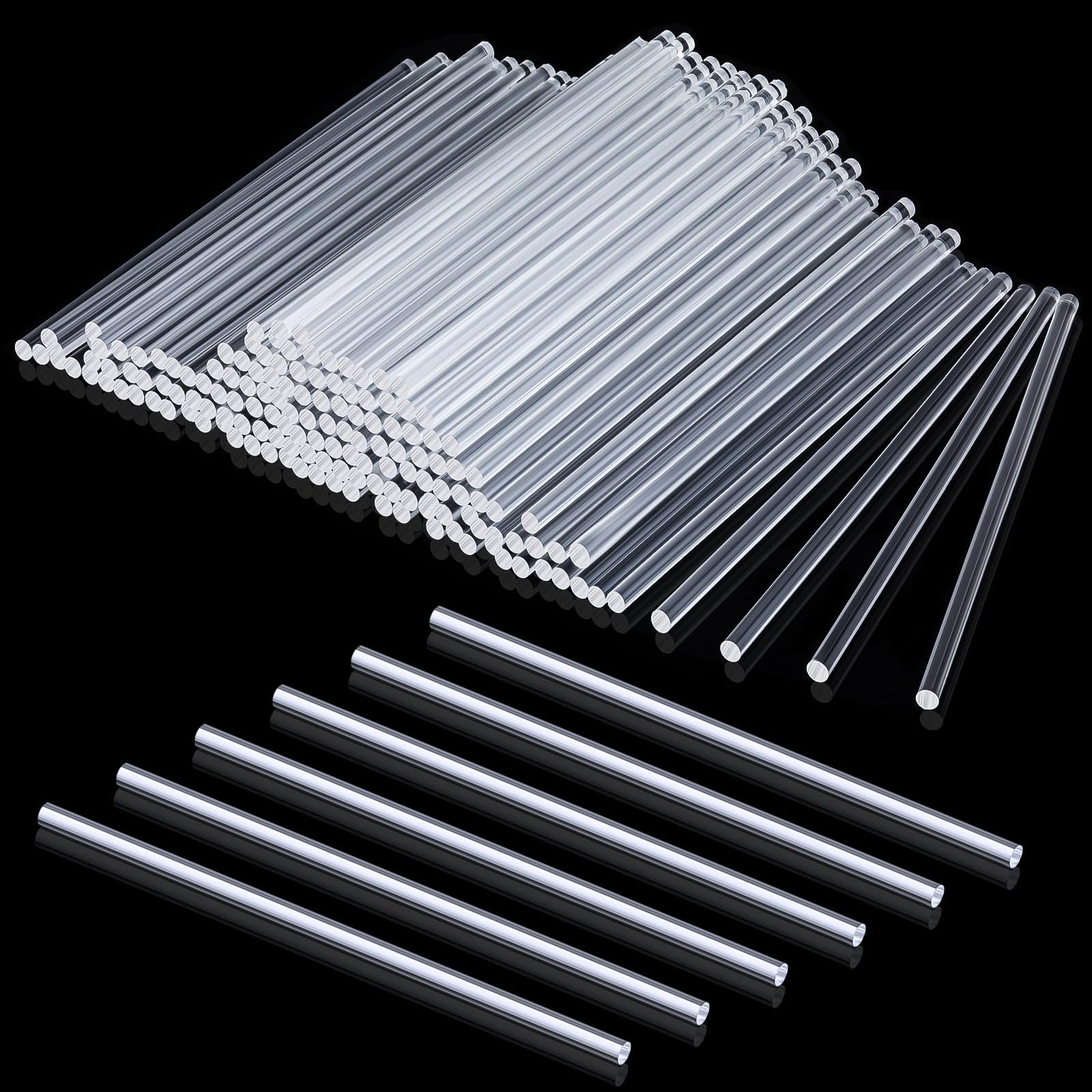 Acrylic Rods - 150 Pack for Crafts & Cake Pops -10
